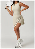 Tank Wrap Skort Tennis Dress- Outfit