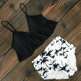Bikinis Women Swimsuit 2021 Summer Beachwear Bathing Suits Swim Wear Padded Push up Swimwear Halter Top Bikini