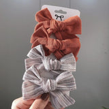 Pcs/set Cotton Linen Plaid Bowknot Hair Clips For Cute Girls Floral Handmade Hairpins Barrettes Headwear Kids Hair