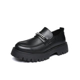 2025 New British Tide Shoes Wedding Shoes One Foot Pedal Set Foot Casual Business Dress Leather Shoes Man