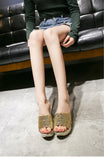 and autumn new women's shoes sequins fish mouth Joker sponge cake thick bottom landslide prevention with women's