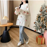 Strawberry Tassel Sweater- Outfit