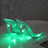 Zingj 13CM Luminous Female Slippers
