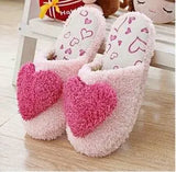 Lovely Ladies Home Floor Soft Women indoor Slippers Outsole Cotton-Padded Shoes Female Cashmere Warm Casual