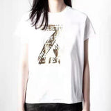 Letter Print T-shirt Women Summer Fashion Short Sleeve Clothing Female Street Design Casual O-neck Creativity Tees