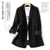 Zingj Jacket Female Summer Thin Korean Version Ins Port Style Retro Khaki Jacket Loose B Small Outside The