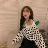 Short Hoodie Women 2022 Spring Autumn Student New Trendy Cool Net Red Fried Street V Neck Love Print Design Top