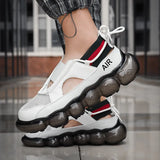 Men's Sandals Summer Soft Sandals High Quality Microfiber Leather Sandals Outdoor Antiskid Damping Men Roman