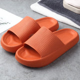Summer Beach Slippers Eva Soft Thick Platform Sole Slide Sandals Leisure Men Ladies Indoor Bathroom Anti-slip