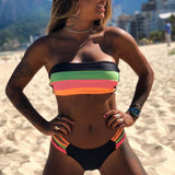 Sexy Bikini Set Brazilian bikini 2021 swimwear women Bandeau swimsuit female Push up bathing suit Summer bathers
