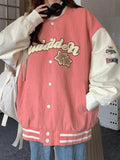 Vintage Embroidery Varsity Jacket- Outfit