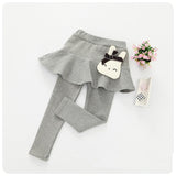 Cotton Baby Girls Leggings Lace Princess Skirt-pants Spring Autumn Children Slim Skirt Trousers for 2-6 Years Kids