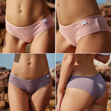 3PCS/Set Cotton Brazilian Panties Woman 2021 Female Panties Lingerie Sexy Thongs Woman Brazilian Pantys Plus Size