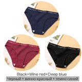 Women's Cotton Briefs Women's Panties Sexy Female Underpants Solid Color Panty Intimates Women Underwear M-2XL