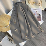 2025 New Grey High-End British Style Suitcase Lady French Style Fashion Small