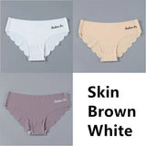 Hot Ice Silk Women Panties Invisible Ultra Thin Seamless Underwear Briefs Underpants Sexy Lingerie Solid Panties