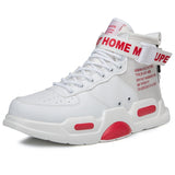 Fashion Men Sneakers high top Running Shoes for Men Black/ white Outdoors Walking Sports Shoes Comfortable