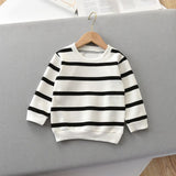 Years Spring-Fall T shirt Striped Long Sleeve Pullovers Baby Clothes Toldder Shirt Bottoming Shirt For Boys