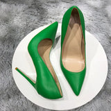 new sexy night club party wedding shoes women thin high heels slip on pointed toe 12cm stiletto pumps YG045