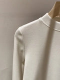 Threaded Vertical Collar Sweater, A Skin-Friendly, Sanded, Bottomed Shirt, A New Style Of Foreign Style In Autumn And Winter, A Slim And Slim