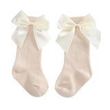 Baby Girls Socks New Kids Socks Toddlers Girls Big Bow Knee High Long Soft Cotton Lace Baby Socks Children Socks