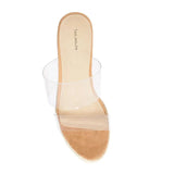 Transparent PVC Slope Heel Fashion Large Size Sandals Chengdu Fashion Women's