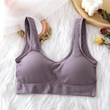 Seamless Women Tube Tops Padded Underwear U-typed Backless Streetwear Female Fitness Tops Tank