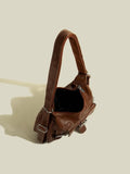 Vintage Pu Leather Y2K Crossbody Bag-Outfit