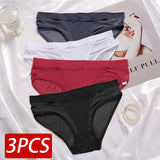 Seamless Hollow Out Women's Panties Women Briefs Transparent Low Waist Underwear Breathable Female Underpants Pantys