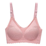 Sexy Latex Seamless Bra Women Push Up Underwear Gathers Shock-Proof Pad Female Intimate Fashion Soft Plus Size