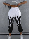 Sweatpants Y2k Pants For Women 2022 Fashion High Waist Baggy Pockets Pants Parachute Sweatpants Gray Casual