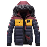 Short Parka Coat Men's Coat Men's Korean Style Trendy Handsome Windproof Winter Parka Men's Coat with
