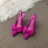 Zingj New 2024 Summer Single Shoe With Pointed Heels-Outfit