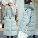 Down Cotton-Padded Jacket Women Winter 2024 New Cotton-Padded Clothes Long Over The Knee Korean Version Loose And Thick Cotton-Padded Jacket Coat Tide-Outfit