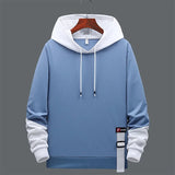 Spring and Summer Hoodies Casual Men's Sports Hoodies Trendy Men's Loose V-Neck Student Jacket Pullover Hooded