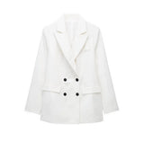 Autumn And Winter Straight Trousers Double Buckle Suit Vest Three Sets Of New Women's Fashion Commuting
