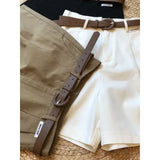 Shorts Women 2025 Summer New Retro High-Rise Thin Casual Pear-Shaped Broad Leg A Word Five-Point