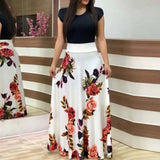 Summer Boho Maxi Dress Women Long Floral Oversized Dress Ladies Sundress Elegant Party Flower Dress For Women Robe