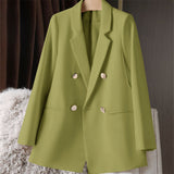 Zingj Suit Jacket Female Spring And Autumn 2024 New Small Spring And Autumn Suit Jacket Temperament Korean Version Casual