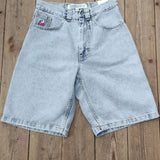 Year's Popular Street Y2K Jeans, Sports Trousers, Hip-Hop Cartoon Embroidery, Retro Blue