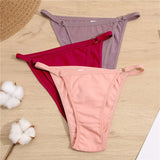 Women's Cotton Briefs Sexy Low Waist Underwear Female Underpant Soft Woman Panty Plus Size Lingerie