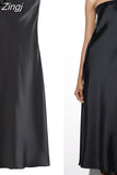 Black Corset Dress Woman Off Shoulder Long Dresses For Women Backless Sexy Satin Dress 2023 Elegant Evening Party