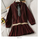 and autumn new ladies Korean loose fashion casual sleeveless v-neck knitted pullover vest sweater all-match
