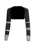 2025 Spring New Fashion Heavy Industry Water Diamond Inlaid Design With High-End Sense Long-Sleeved Ultra-Short Suit