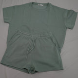 High Quality Hoodies Tracksuits 2 Piece Set Summer Autumn Sweatshirt + Sporting Shorts Outfit Solid Pants
