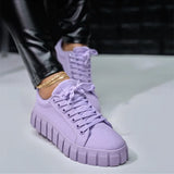 Zingj Size Shoes Women's Platform Casual Flat Shoes Women's Shoes Korean Version Of Fashion Lovers