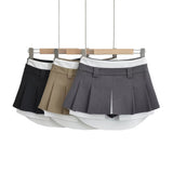 Zingj Trendy Women's Dress In Summer, The New Style Is High-Waisted, Slim, Thin, Pleated Skirt, Skinny And Spicy Short