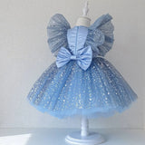 Baby Dress Girl Beading 1st Birthday Dress For Baby Girl Dress Elegant Princess Dresses Infant Party Christening