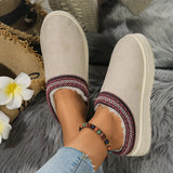 Autumn And Winter New Lace National Fashion Snow Boots Large Size Ladies' Shoes Thickened Cotton-Padded
