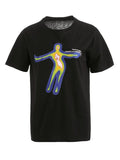 Short Sleeve Alien Print Tee- Outfit